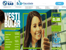 Tablet Screenshot of fcjp.edu.br
